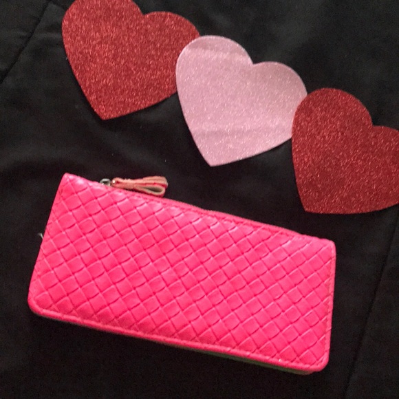 Hot Pink wallet, multicolored inside - Picture 5 of 7